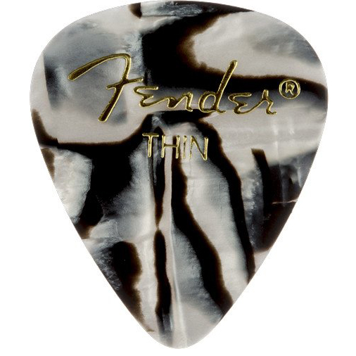 Fender 351 Shape Premium Pick Zebra Thin | Obrázok 1 | eplay.sk