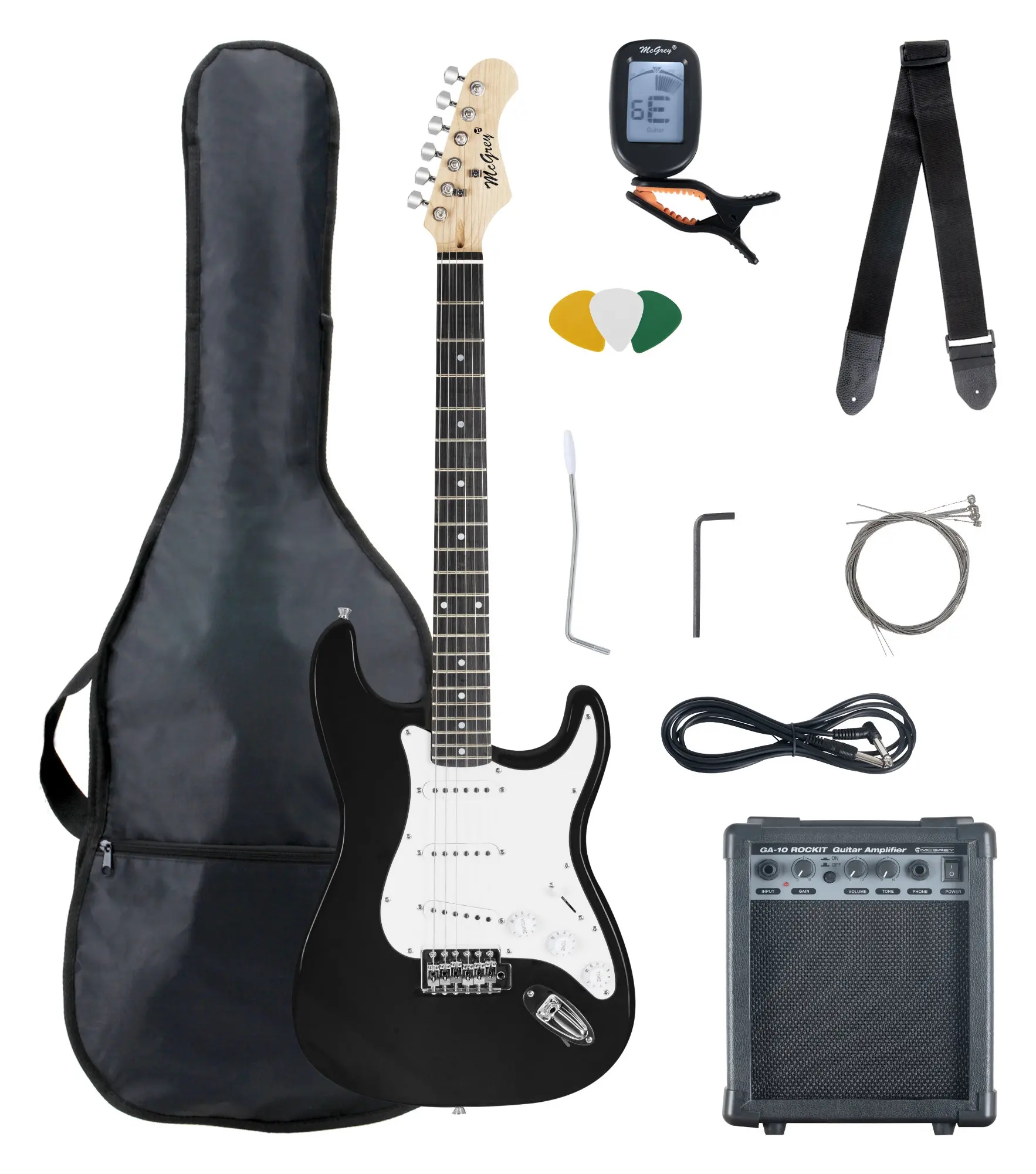 McGrey Rockit Gitarový Set, Black | Obrázok 1 | eplay.sk