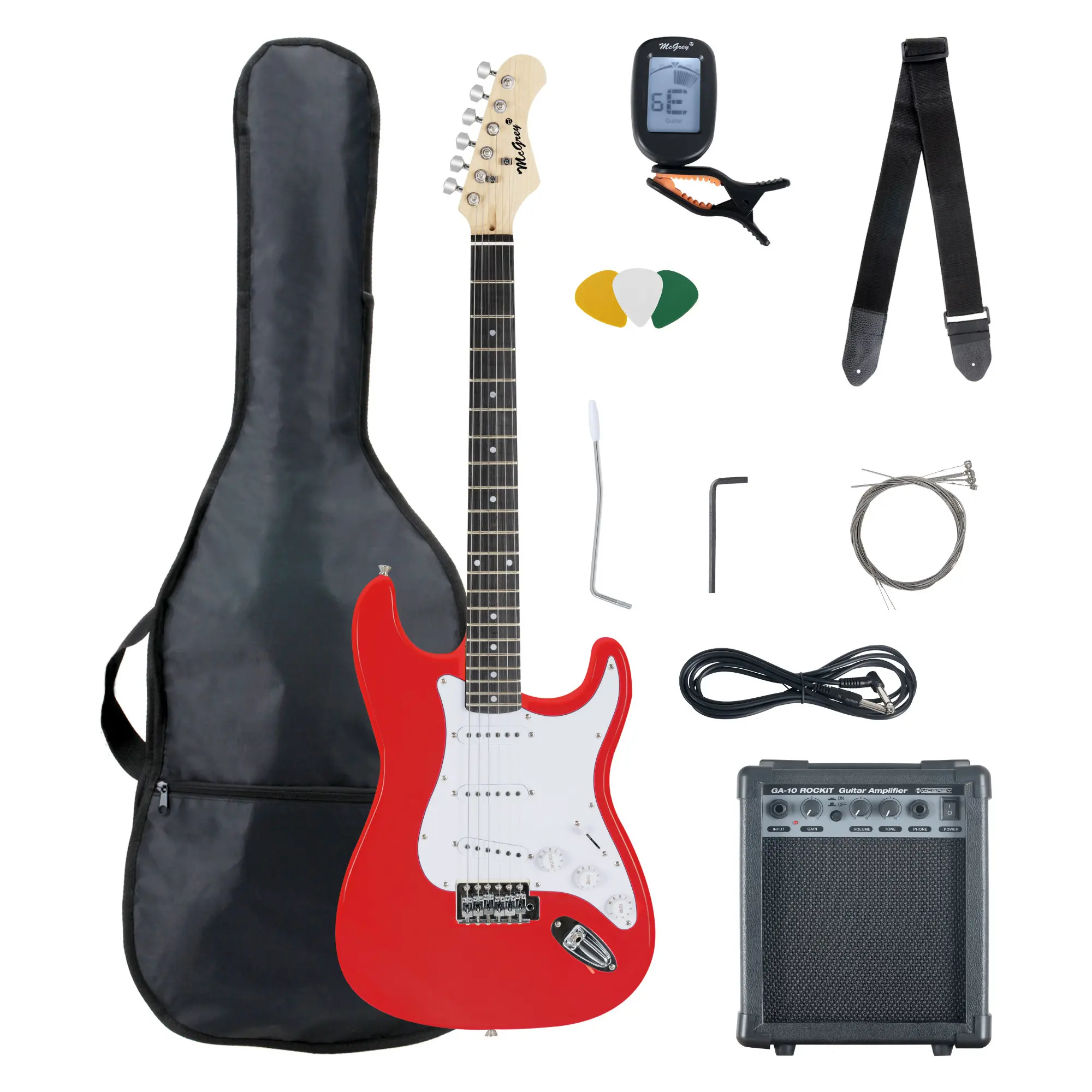 McGrey Rockit Gitarový Set, Červená | Obrázok 1 | eplay.sk