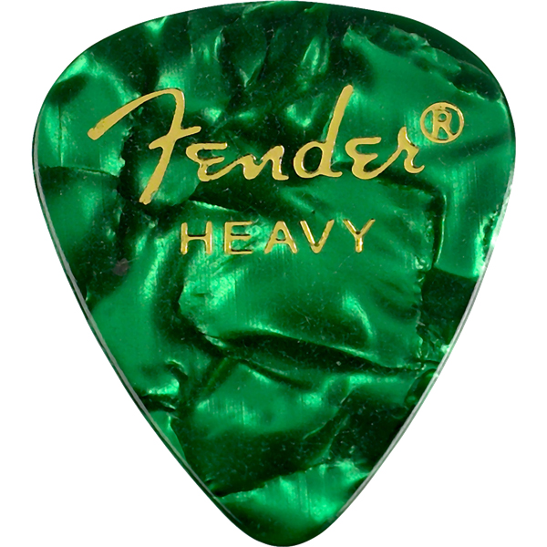 Fender 351 Shape Premium Pick Green Moto Heavy | Obrázok 1 | eplay.sk